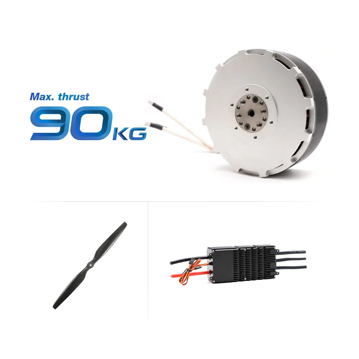 Drone Propeller - 고출력 90KG 추력 브러시리스 드론 모터