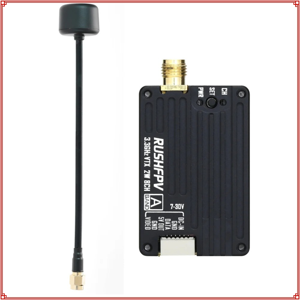 Drone Transmitter - 2026 신형 RUSHFPV 3.3G 2W VTX