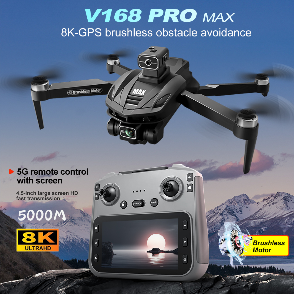 Drone Gps Module - V168 PRO Max GPS 드론 8K