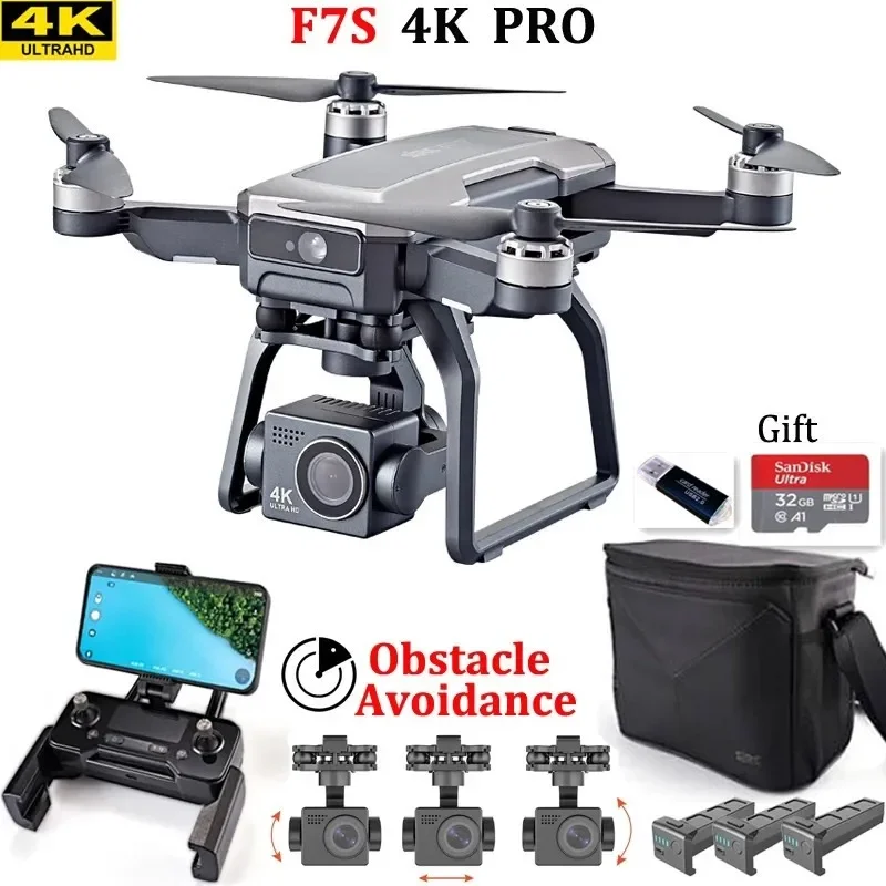 Drone Gps Mount - SJRC F7s 4K 프로 드론, 장애물