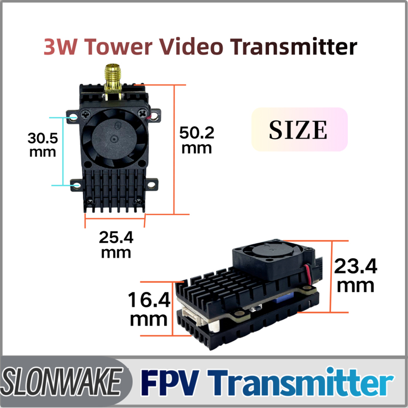 Drone Frame - SLONWAKE 5.8G 3000mW 시뮬레이션 VTX FPV
