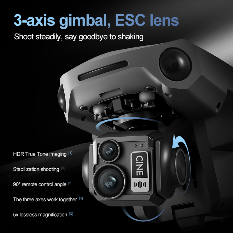 8K 3축 짐벌 브러시리스 7.2인치 터치스크린 FPV - Drone Gps Mount 리뷰 및 가격