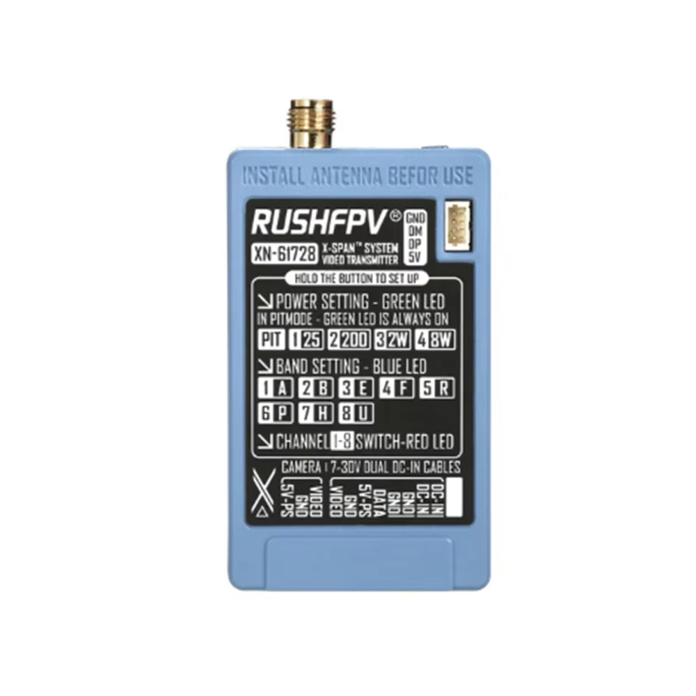 RUSHFPV 6.1‑7.2G 8W X61728 VTX - Drone Transmitter 리뷰 및 가격