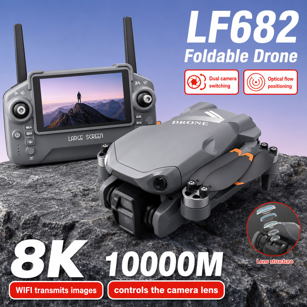 항공 사진 촬영 LF682 드론 8K HD 듀얼 카메라 - Drone Gps Module 리뷰 및 가격