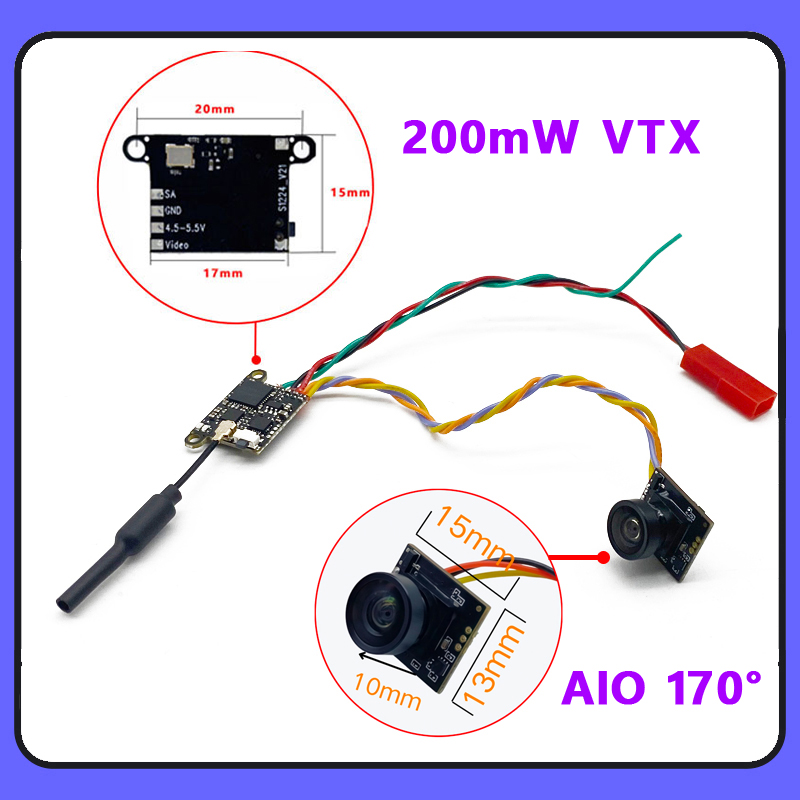 SLONWAKE 5.8G 1200TVL FPV 카메라  - Drone Frame 리뷰 및 가격