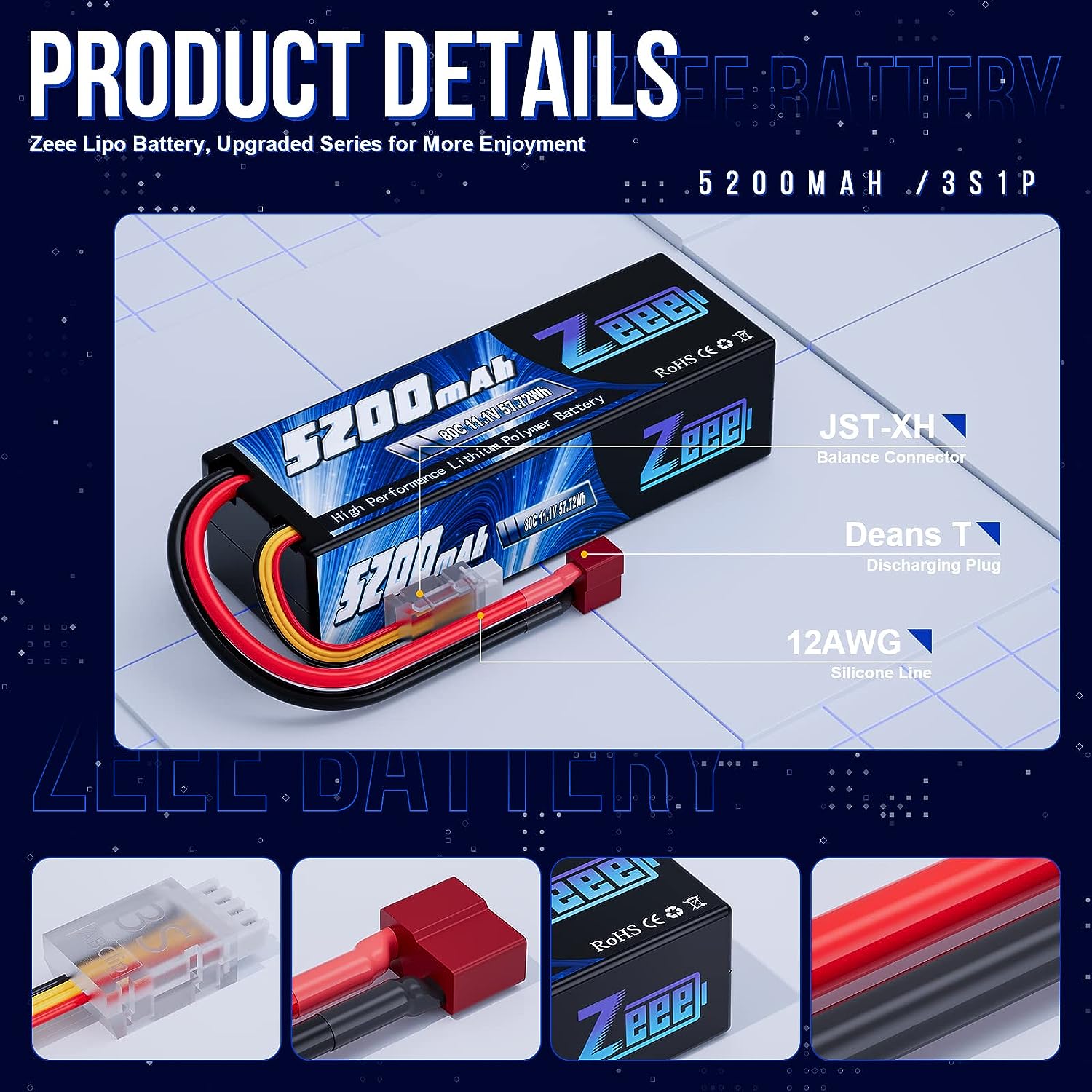 1/2pcs Zeee 3S 5200mAh Lipo 배터 - Drone Power Distribution Board 리뷰 및 가격